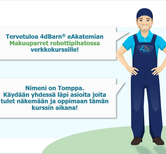 Makuuparret robottipihatossa kurssi